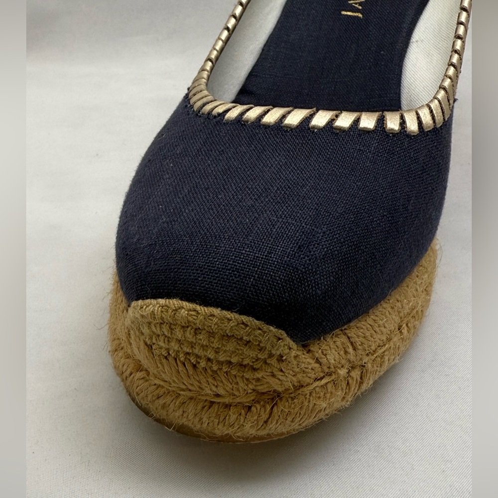 Jack Rogers Navy Espadrille Wedge - Picture 4 of 14